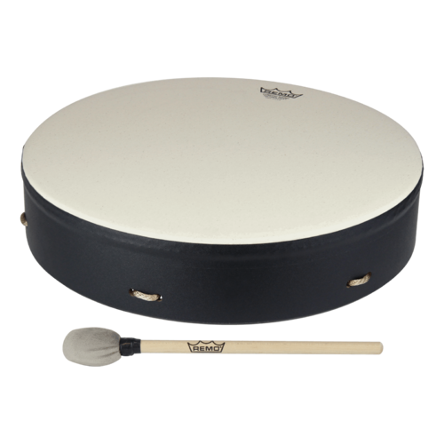 Remo 16" Buffalo Drum Comfort Sound Technology - Black