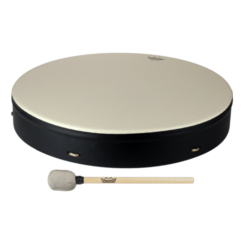 Remo 22"Buffalo Drum Comfort Sound Technology - Black