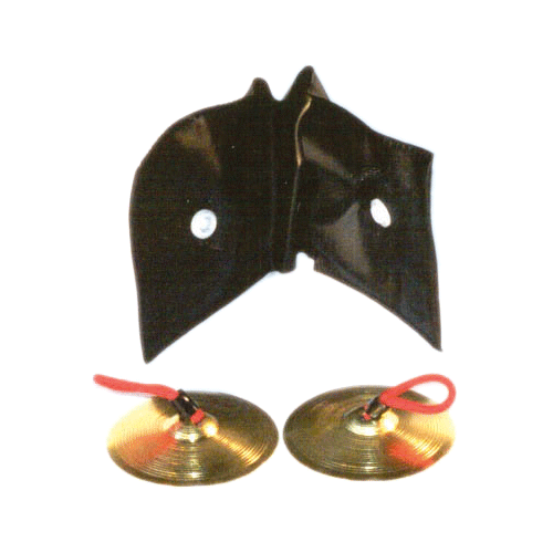 02 INCH FINGER CYMBALS BRASS PR