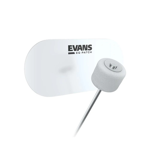Evans EQ Double Pedal Patch, Clear Plastic