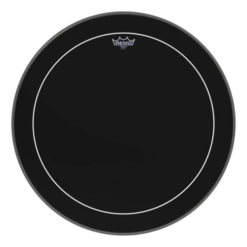 Remo 24" Pinstripe Ebony Bass Drum Head