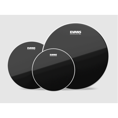 Evans Black Chrome Tompack, Fusion (10", 12", 14")