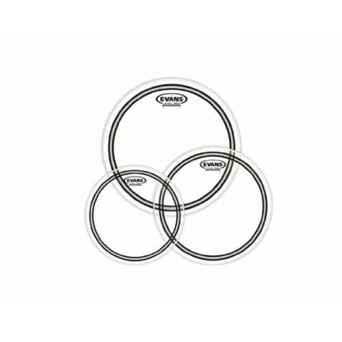 Evans EC2 Tompack, Clear, Rock (10", 12", 16")