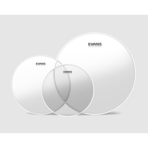 Evans G2 Tompack, Clear, Fusion (10", 12", 14")