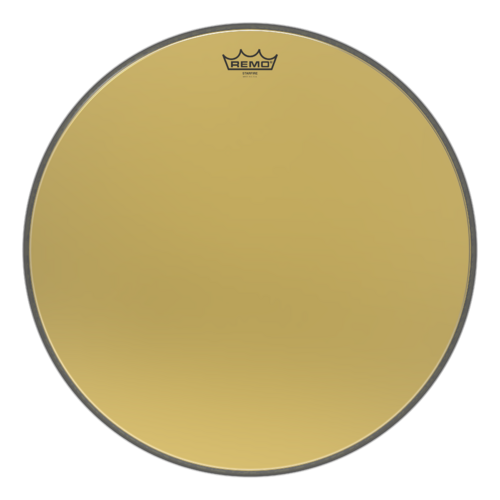 Remo 20" Ambassador Starfire Bass Drum Head - Gold
