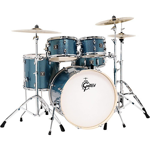 Gretsch Energy Series 22" 5pc Drum Kit W/Hardware - Blue Sparkle