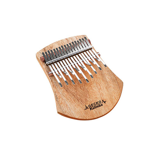 Gecko Kalimba - 17 Notes- Solid Body Camphor