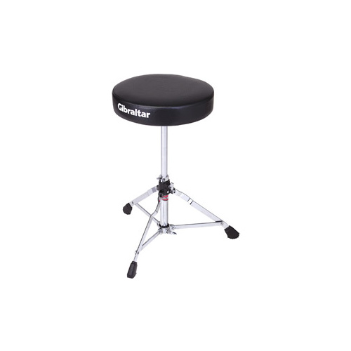 Gibraltar 5600 Series Single Braced Round Drum Throne in Black