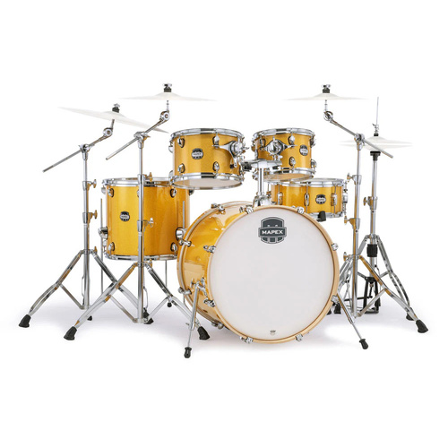 Mapex Mars Birch Sunflower Sparkle Complete Drum Kit