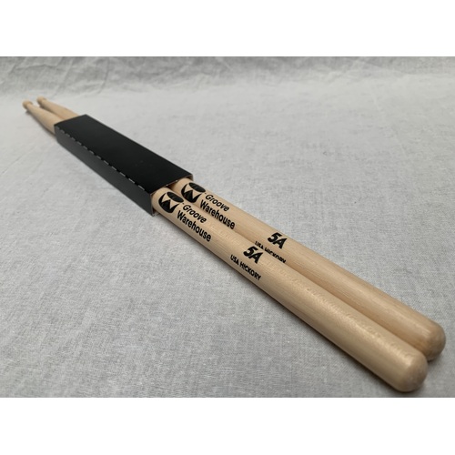 Groove Warehouse 5A Wood Tip Drum Sticks
