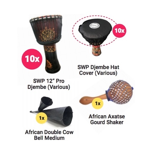 Groove Warehouse Classroom Djembe Special Package