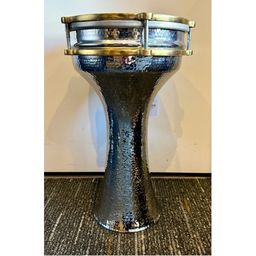 Silver Darbuka - 20cm - Hammered Silver