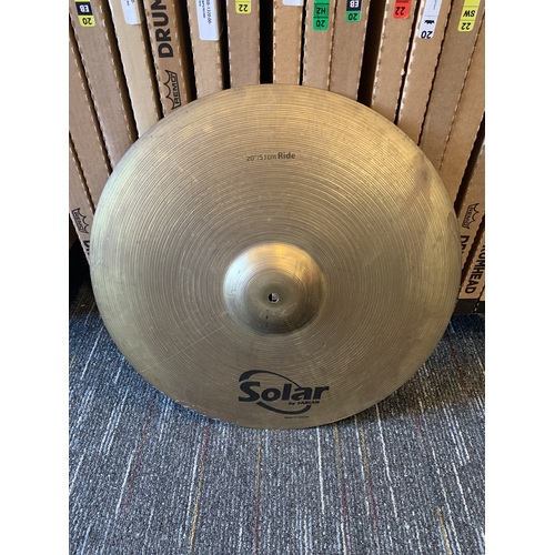 Pre-Owned 20" Solar Ride Cymbal - By Sabian