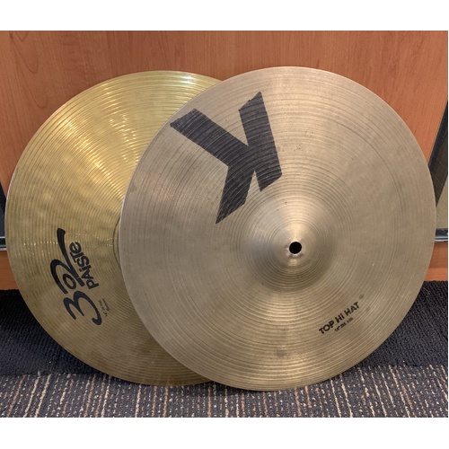 Pre Owned Zildjian K Hi Hat Top w/ Paiste 302 Bottom