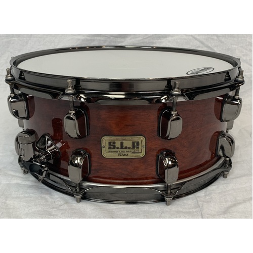 Pre Owned Tama SLP Series G-Bubinga Snare Drum 14x6