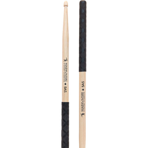 Headhunters 5A Hickory Classic - Wood Tip & Black-X Grip