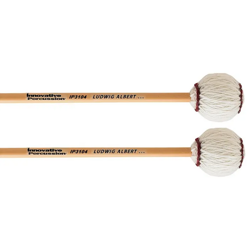 Innovative Percussion Ludwig Albert IP3104 Medium Soft Rattan Marimba Mallets