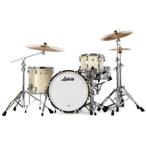 Ludwig Classic Maple Downbeat 20" - Vintage White Marine Pearl
