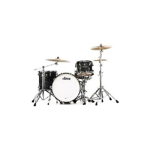 Ludwig Classic Maple 22" Shell Pack - Vintage Black Oyster