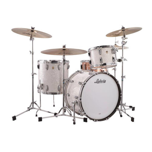 Ludwig Classic Maple Pro 24" Shell Pack - White Marine Pearl