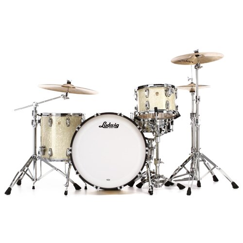 Ludwig Classic Maple Pro 24" Shell Pack - Vintage White 