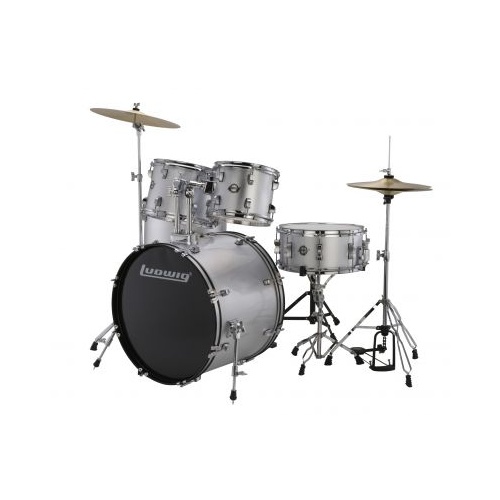 Ludwig Accent 22" Drive Drum Kit Colour: Silver