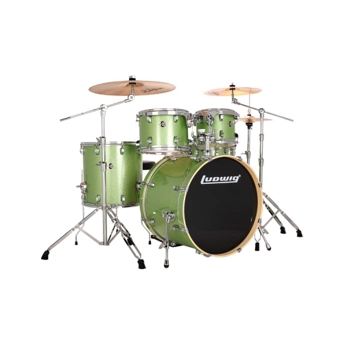 Ludwig Evolution 22" Drumkit w/hardware & Throne Mint Finish