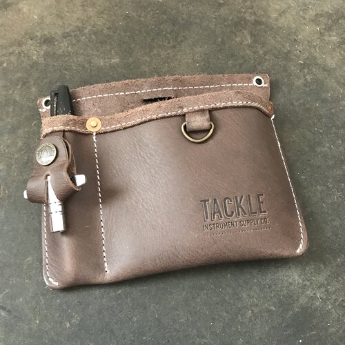 Leather Clip-On Gig Pouch