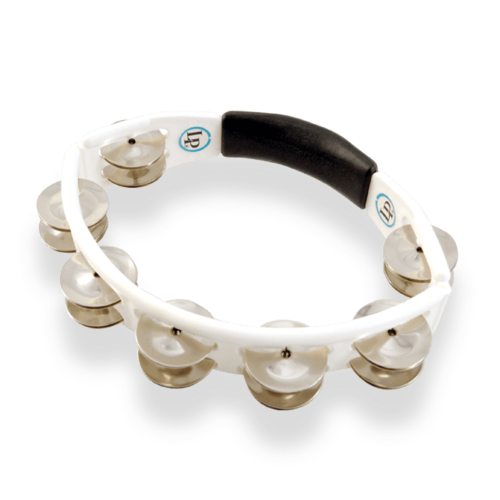 LP Cyclops Handheld Tambourine - White