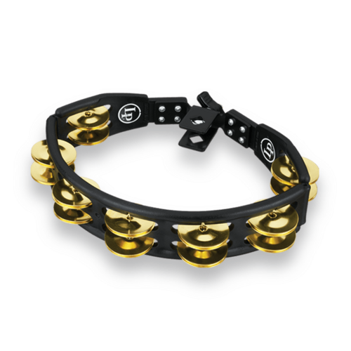 LP Mountable Cyclops Tambourine - Black - Brass Jingles