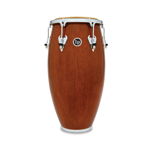 LP Matador Series Wood Conga 11.75", Almond Brown Wood / Chrome Hardware 
