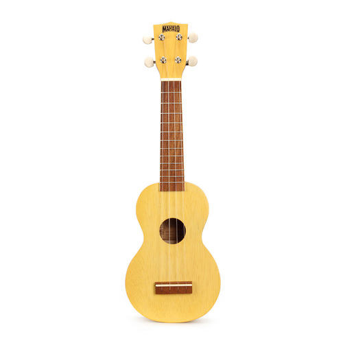 Mahalo Kahiko Series Soprano Ukulele - Transparent Butterscotch