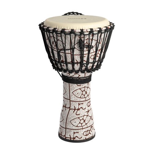 Mano 10" Rope Tuned Djembe With Bag - Natural Tone Marine
