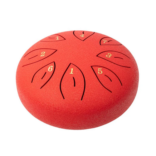 Mano 6" 8 Note Tongue Drum in C - Red