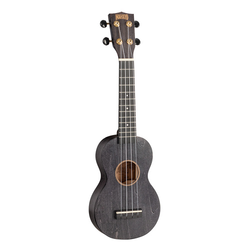 Mahalo Slimline Ukulele - Transparent Black