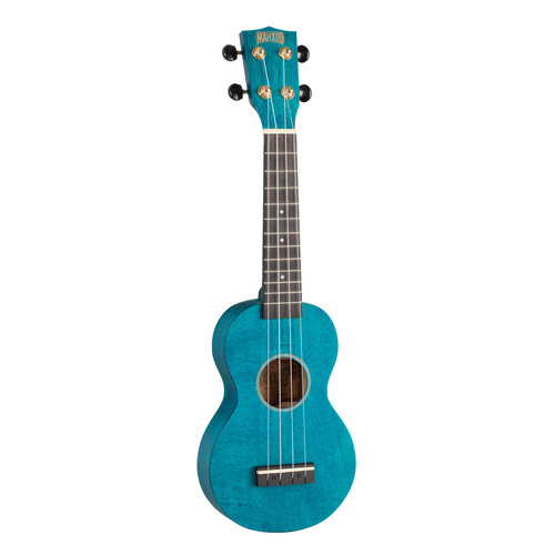 Mahalo Slimline Ukulele - Transparent Blue
