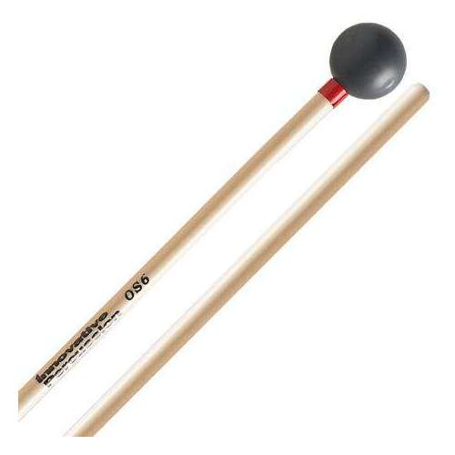 Innovative OS6 Light Glockenspiel Mallets - Grey / Red Tape / Rattan