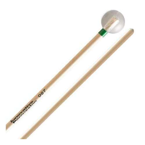 Innovative Percussion OS7 Glockenspiel Mallets - Bright - Clear - Green Tape