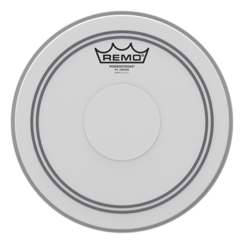 Remo 10" Powerstroke P3 Coated Drum Head - Top Clear Dot