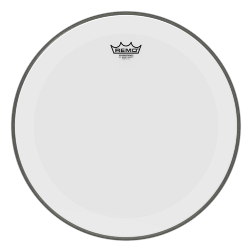 Powerstroke® P3 Smooth White™ No Stripe, Bass Drumhead, 18"