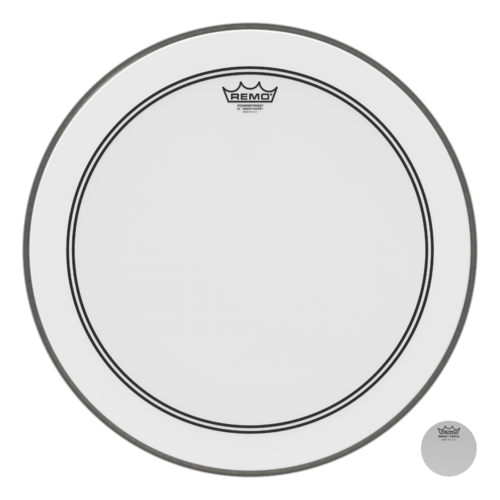 Powerstroke® P3 Smooth White™ Bass Drumhead, 20"