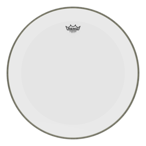 Powerstroke® P3 Smooth White™ No Stripe, Bass Drumhead, 22"