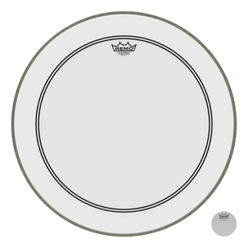 Remo Powerstroke® P3 Smooth White™ Bass Drumhead, 22"