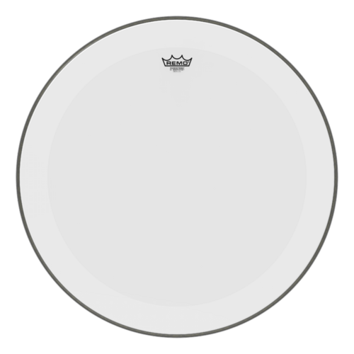 Powerstroke® P3 Smooth White™ No Stripe, Bass Drumhead, 26"