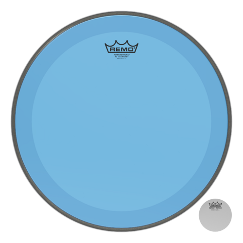 Powerstroke® P3 Colortone™ Blue Bass Drumhead, 16"