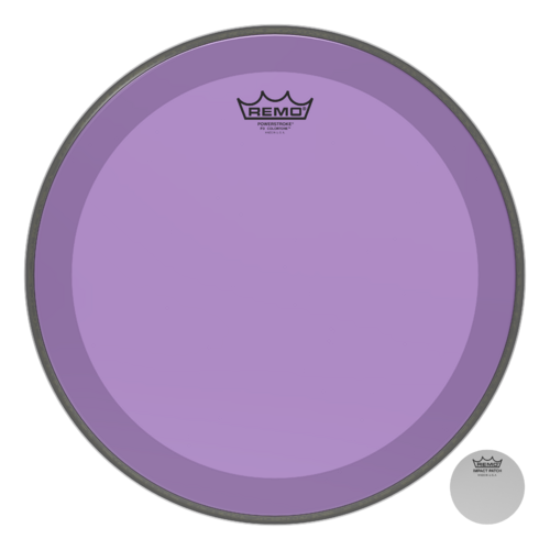 Powerstroke® P3 Colortone™ Purple Bass Drumhead, 16"