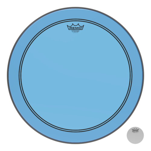 Remo 18" Powerstroke P3 Colortone Blue Bass Drum Head