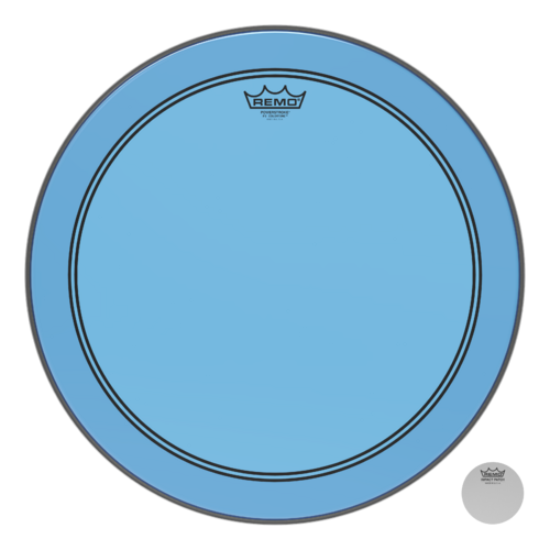 Powerstroke® P3 Colortone™ Blue Bass Drumhead, 18"