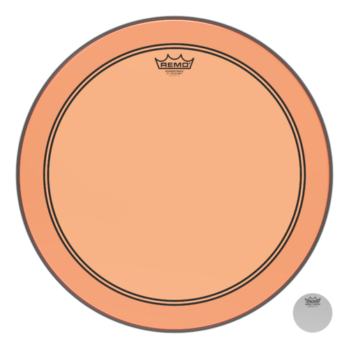 Powerstroke® P3 Colortone™ Orange Bass Drumhead, 18"