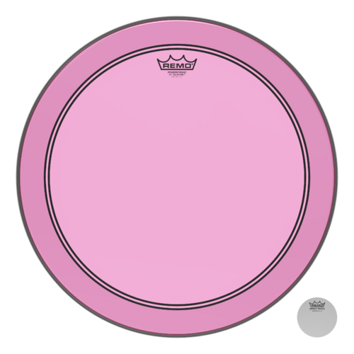 Remo 18" Powerstroke P3 Colortone Pink Bass Drum Head